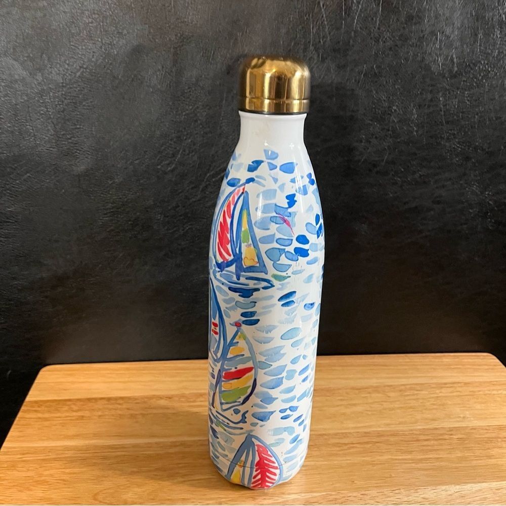 Lily Pulitzer X Swell Blue And‎ Pink Water Bottle